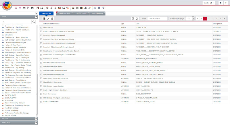 Fin-tech UI after simplification